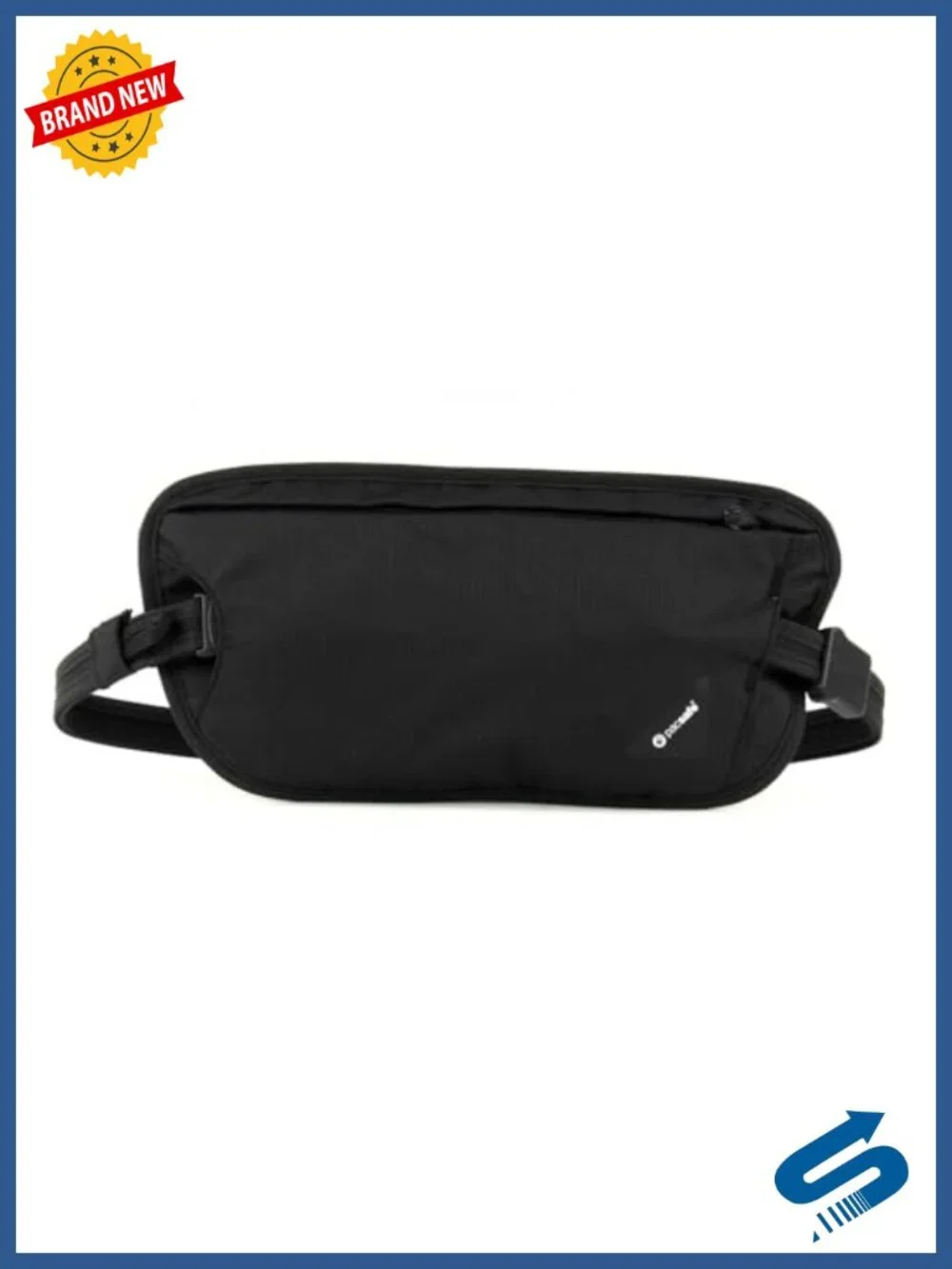 Anti-Theft RFID Blocking Travel Waist Wallet with Adjustable Strap
